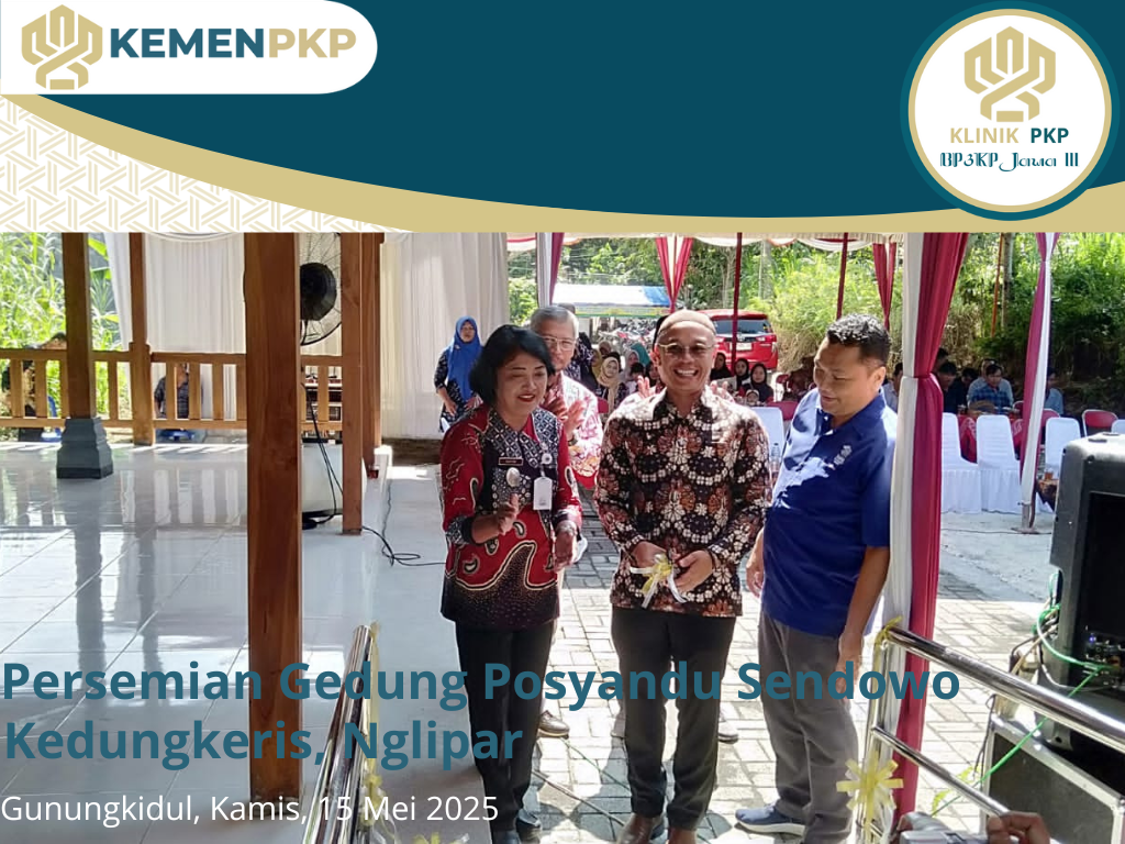 Peresmian Gedung Posyandu Sendowo Nglipar